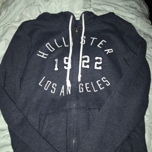 Hollister zip up sweatshirt